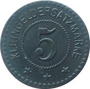 5 Pfennig - Schmiegel, Germany, 1917 reverse image