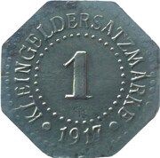 1 Pfennig - Schneidemühl, Germany, 1917 reverse image