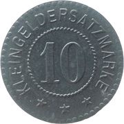 10 Pfennig - Tremessen, Germany,  reverse image