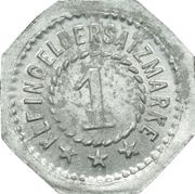 1 Pfennig - Znin, Germany, 1918 reverse image