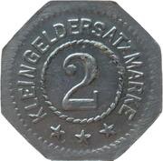 2 Pfennig - Znin, Germany, 1918 reverse image