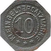 10 Pfennig - Znin, Germany, 1918 reverse image