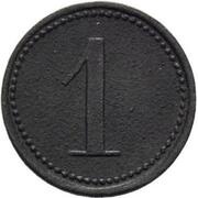 1 Pfennig - Blankenstein, Germany,  reverse image