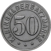 50 Pfennig - Blankenstein, Germany,  reverse image