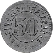 50 Pfennig - Blankenstein, Germany,  reverse image