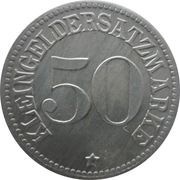 50 Pfennig - Wurzbach in Thüringen, Germany, 1919 reverse image