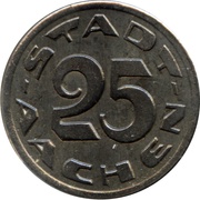 25 Pfennig - Aachen obverse image