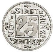 25 Pfennig - Aachen Pattern obverse image