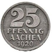 25 Pfennig - Aachen Pattern obverse image