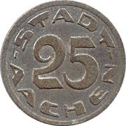 25 Pfennig - Aachen obverse image