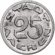 25 Pfennig - Aachen obverse image