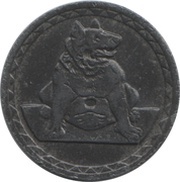 25 Pfennig - Aachen, Germany, 1921 reverse image