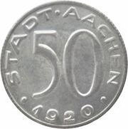50 Pfennig - Aachen obverse image