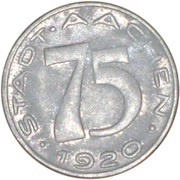 75 Pfennig - Aachen Alfred Rethel obverse image