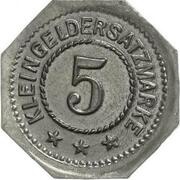 5 Pfennig - Bad Bertrich, Germany, 1917 reverse image