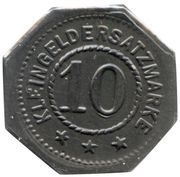 10 Pfennig - Bad Bertrich, Germany, 1917 reverse image