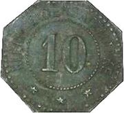 10 Pfennig - Barmen Textil-Industrie A.G., Germany,  reverse image