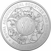5 Dollars - Elizabeth II 6th Portrait - 200 Years of the Royal Agricultural Society and Shows, Australia, 2022 reverse image