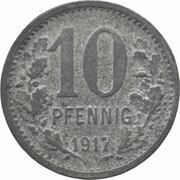 10 Pfennig - Bonn-Siegkreis, Germany, 1917 reverse image