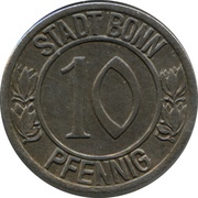 10 Pfennig - Bonn Ludwig van Beethoven obverse image