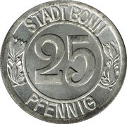 25 Pfennig - Bonn Ludwig van Beethoven obverse image