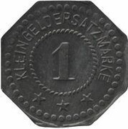 1 Pfennig - Köln-Bayenthal Bamag, Germany,  reverse image