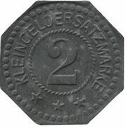 2 Pfennig - Köln-Bayenthal Bamag, Germany,  reverse image