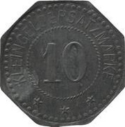 10 Pfennig - Cöln-Bayenthal Franz Herrmann Maschinenfabrik, Germany,  reverse image