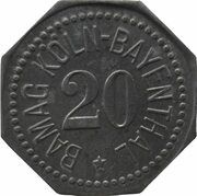 20 Pfennig - Köln-Bayenthal Bamag obverse image
