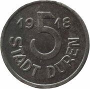 5 Pfennig - Düren obverse image