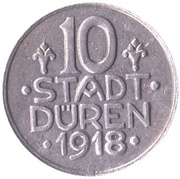 10 Pfennig - Düren obverse image