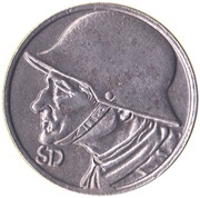 10 Pfennig - Düren, Germany, 1918 reverse image