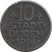 10 Pfennig - Düren obverse image