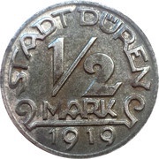 ½ Mark - Düren obverse image