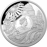 5 Dollars In the name of Elizabeth II; 6th Portrait - Twelve Apostles; Domed - Silver obverse image