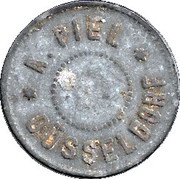 15 Pfennig - Düsseldorf A. Piel obverse image