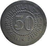 50 Pfennig - Düsseldorf M.-Fabr. Rheinland A.G. obverse image