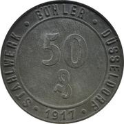 50 Pfennig - Düsseldorf Stahlwerk Böhler obverse image