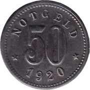 50 Pfennig - Emmerich, Germany, 1920 reverse image
