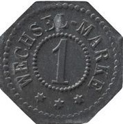 1 Pfennig - Eschweiler Lynen and Co, Germany,  reverse image