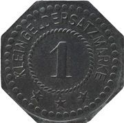 1 Pfennig - Essen R.W. Dinnendahl, Germany,  reverse image