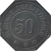 50 Pfennig - Essen R.W. Dinnendahl, Germany,  reverse image