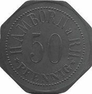 50 Pfennig - Hamborn obverse image