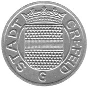 10 Pfennig - Crefeld obverse image