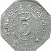 5 Pfennig - Langerfeld Alb. and E. Henkels, Germany,  reverse image
