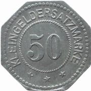 50 Pfennig - Langerfeld Alb. and E. Henkels, Germany,  reverse image