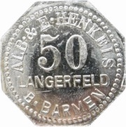 50 Pfennig - Langerfeld Alb. and E. Henkels obverse image