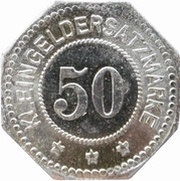 50 Pfennig - Langerfeld Alb. and E. Henkels, Germany,  reverse image