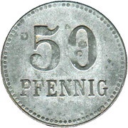 50 Pfennig - Lennep, Germany, 1917 reverse image