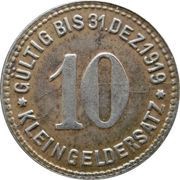 10 Pfennig - Mettmann Wagner and Englert G.M.B.H., Germany,  reverse image